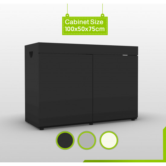 طاولة خشب لحوض مقاس 100x50x75 سم - Aquarium Cabinet