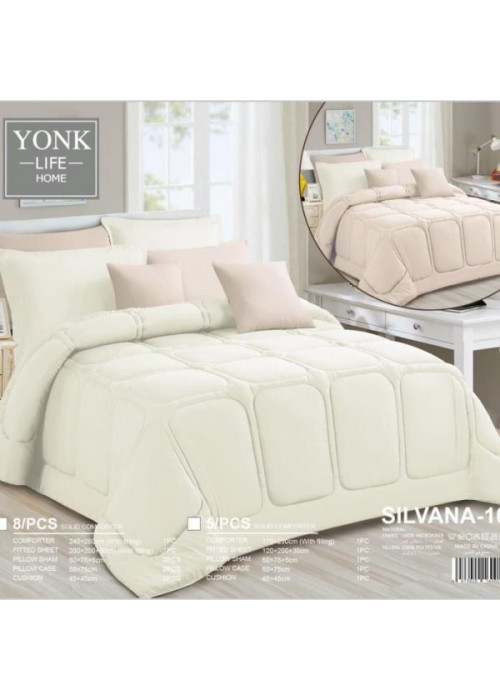 طقم مفارش سرير سيلفانا 8 قطع