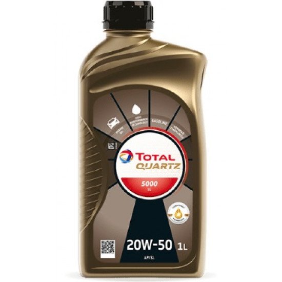 توتال زيت محرك بنزين 20W50 كوارتز 5000 SL توتال زيت محرك بنزين 20W50 كوارتز 5000 SL