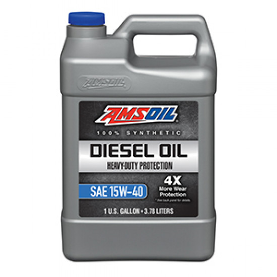 AMSOIL 15W-40 HEAVY-DUTY 100% SYNTHETIC DIESEL OIL 3.78 LTR