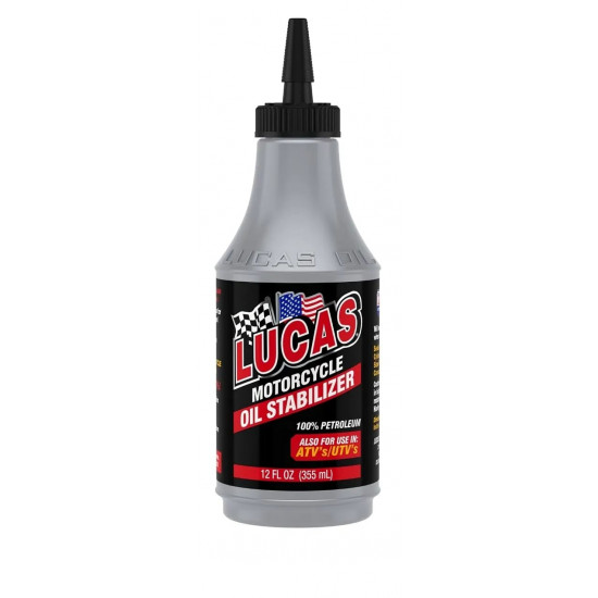 لوكاس معالج Lucas مثبت زيت للدراجات النارية  – 355 ملي