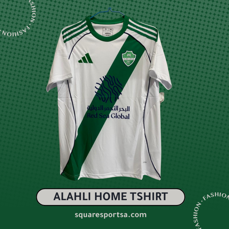 تيشيرت النادي الاهلي الاساسي الاساسي 25/26 - Al Ahli Home Jersey