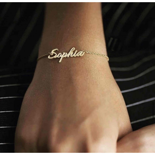 أسوارة تفصيل حسب الطلب فضة عيار 925 مطلي بماء الذهب عيار 21 