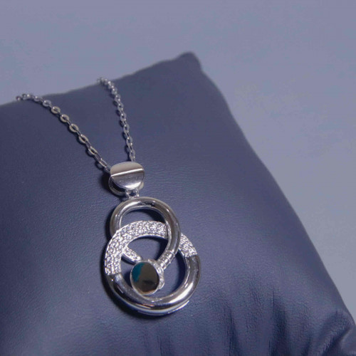 عقد فضة عيار925كود(٠٠٣٠٧٠٠)