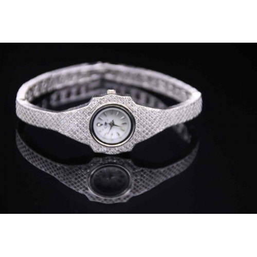 ساعة فضة عيار 925كود(00370300)