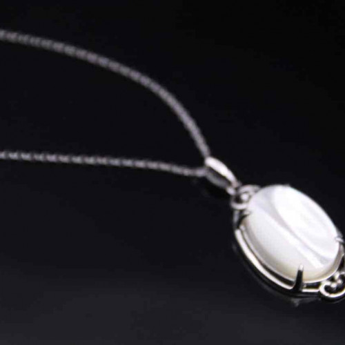 عقد فضة عيار925(0040800)