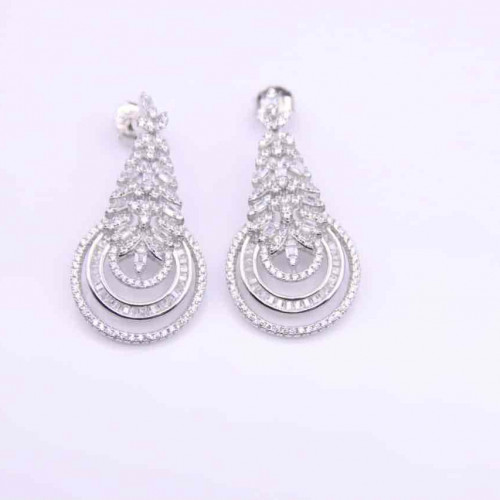 حلق فضة عيار924كود(0080200)