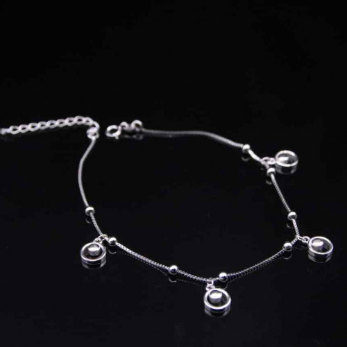 خلخال فضة عيار925كود(0040400)