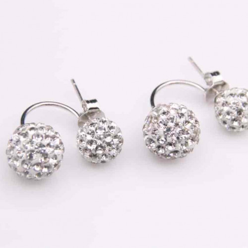 حلق فضة عيار 925كود(0030200)