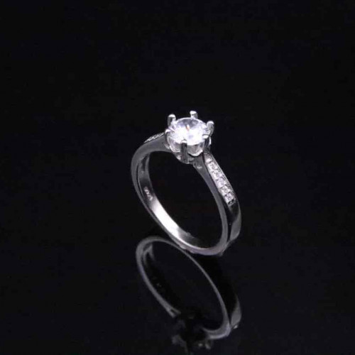خاتم فضة عيار 925كود (0020200)