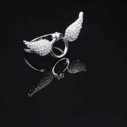 خاتم من الفضة الأصلية عيار 925 كود (٠٠٣٠١٠)