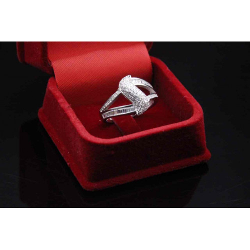 خاتم من الفضة الأصلية عيار 925 كود (٠٠٤٠٧)