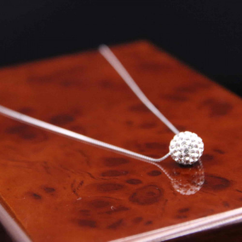 عقد فضة عيار 925 كود (00302)