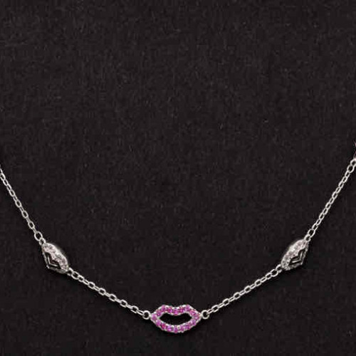 عقد ناعم فضة عيار 925 كود (00401)