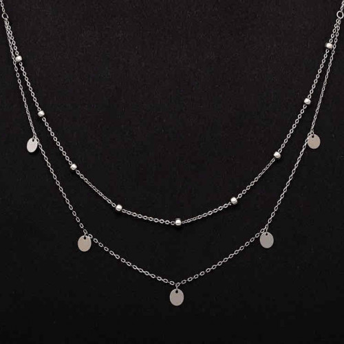 عقد شوكر دورين فضة عيار 925 كود (00300800)