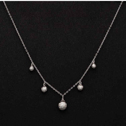 عقد شوكر فضة عيار 925 كود (0040010)