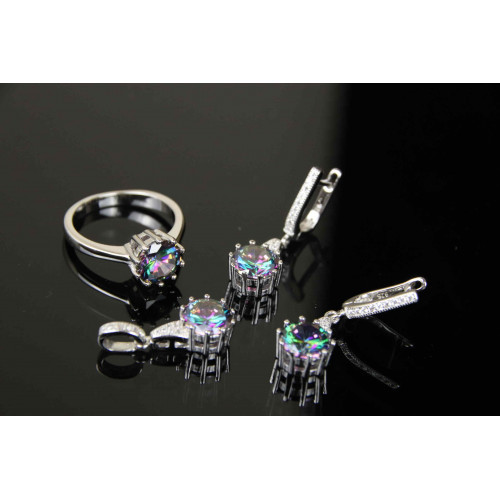 طقم فضة عيار٩٢٥كود(٠٠١١٠٦٠٠)