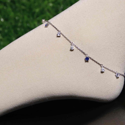 خلخال فضة عيار 925كود(٠٠٢٠١٠٠)