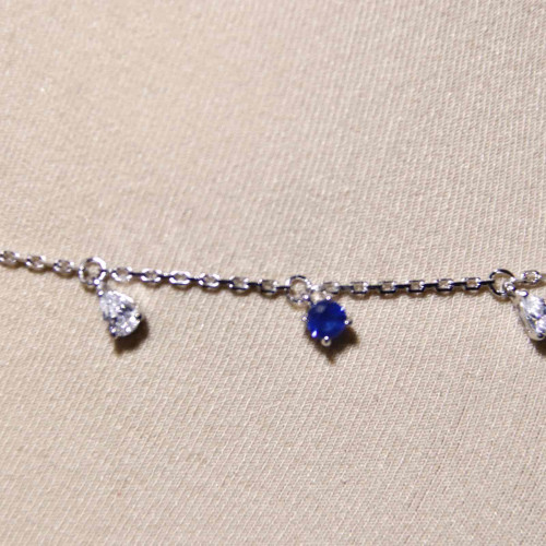 عقد تشوكر فضة عيار925كود(٠٠٢٠٩٠٠)