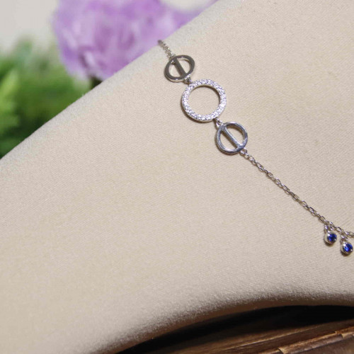 خلخال فضة عيار 925كود(٠٠٢٠١٠٠)