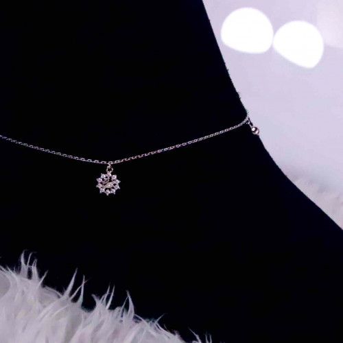 خلخال فضة عيار 925كود(٠٠١٠٨٠٠)