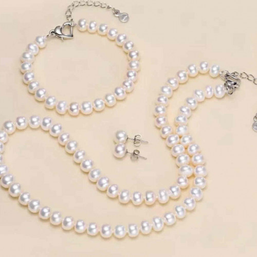 طقم لؤلؤ زراعي كود (302050)