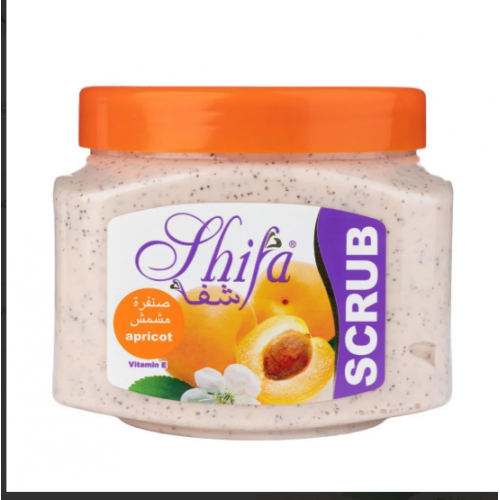 صنفرة شفا للوجه والجسم بخلاصة المشمش - 300 جرام