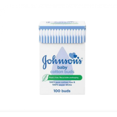 جونسون عود قطن للأذن - 100 عود جونسون عود قطن للأذن - 100 عود