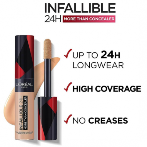 خافي عيوب لوريال باريس 327 - كونسيلر تغطية كاملة ولمسة نهائية طبيعية خافي عيوب لوريال باريس 327 - كونسيلر تغطية كاملة ولمسة نهائية طبيعية