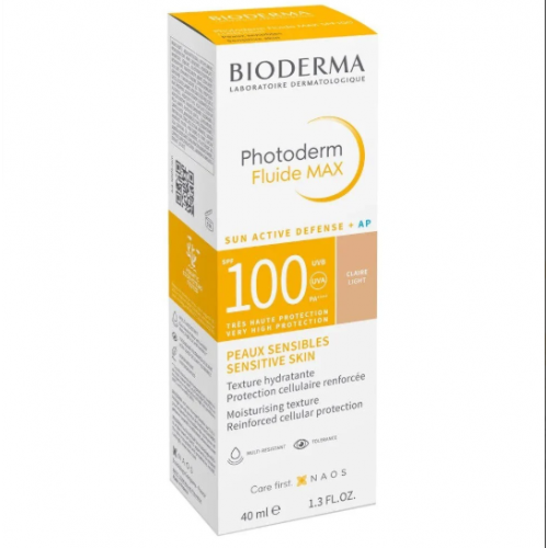 ريم بيوديرما فوتوديرم ماكس فلويد واقي الشمس SPF100 للبشرة الحساسة 40 مل