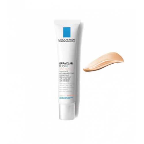 مرطب ملون ايفاكلار دو بلس مضاد لحب الشباب لتوحيد لون البشرة من لاروش بوزيه 40 مل