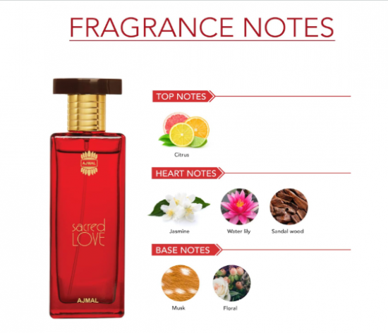  عطر ساكرد لوف للنساء من اجمل، او دي بارفان، 50 مل