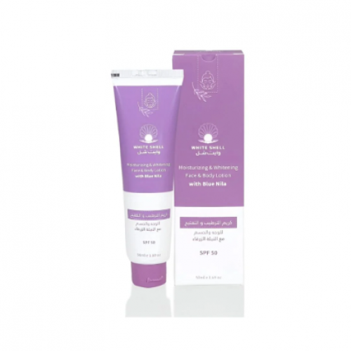 وايت شيل لوشن مفتح ومرطب بالنيلة الزرقاء 50 مل