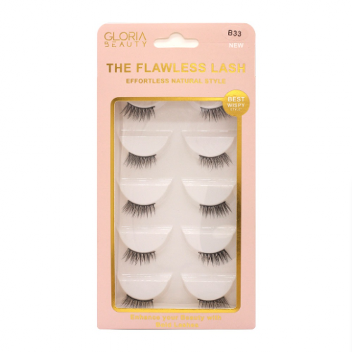 طقم جلوريا بيوتي بيوتي فلاوليس للرموش 5 قطع – B33