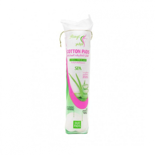 العرايس قطن تنظيف المكياج بخلاصة الصبار - 100 قطعة