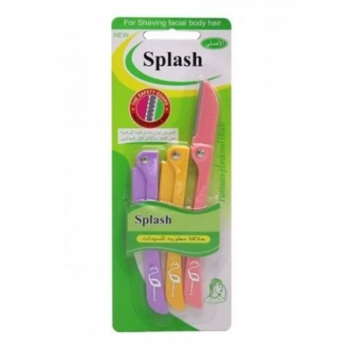 أمواس نسائيه لحلاقة شعر الوجه والجسم مزود بواق أمان من سبلاش