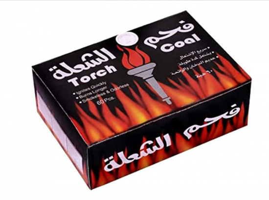 فحم الشعله سريع الاشتعال عدد 60 حبه