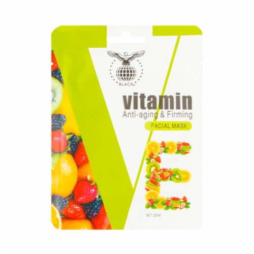 بلاك قناع الوجه فيتامين اي - قناع واحد