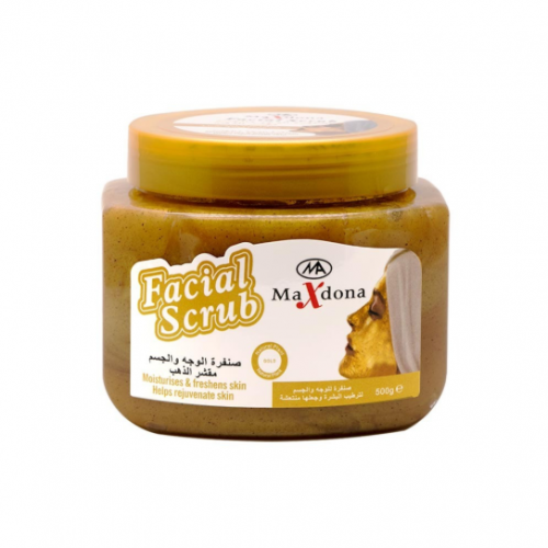ماكس دونا سنفرةالذهب للوجه والجسم -500 مل - شركة احلام البلد للتجميل