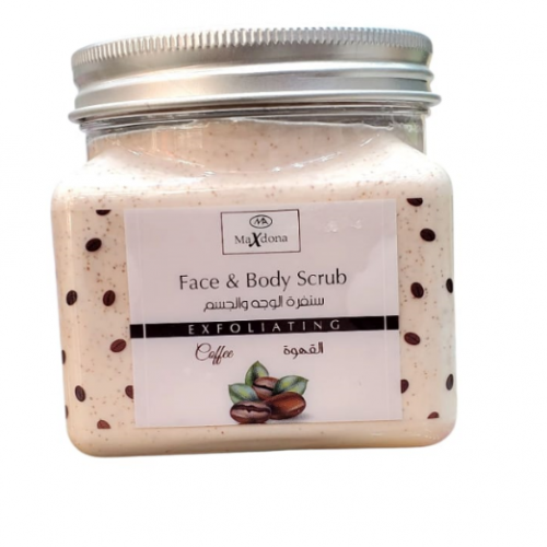 صنفرة الوجه والجسم بالقهوه ماكس دونا 