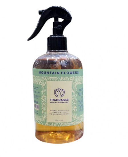 معطر الغرف والملابس التركيه 550 ملي رائحة زهور الجبل 