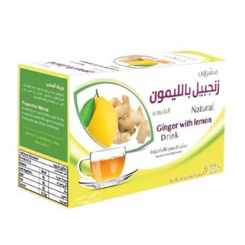 مشروب زنجبيل بالليمون زهرة فيولا