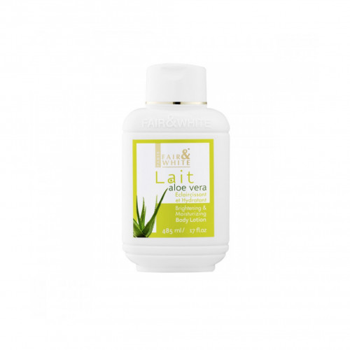 لوشن الترطيب والتفتيح بالصبار من فير اند وايت - 500 مل 