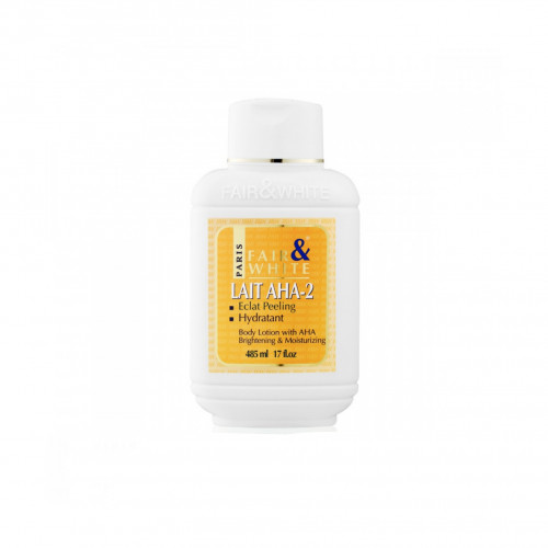 لوشن احماض الفواكه AHA-2 لتفتيح وتقشير الجسم من فير اند وايت - 485 مل