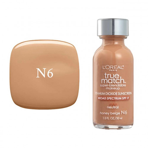 كريم اساس ترو ماتش من لوريال باريس 30مل - N6 كريم اساس ترو ماتش من لوريال باريس 30مل - N6