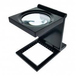 عدسة مكبرة معدنية قابلة للطي 10 X