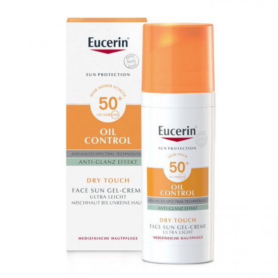  كريم جل +SPF-50 للبشرة الدهنية يوسرين ٥٠ مل