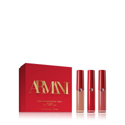  مجموعة اقتصادية ميني ليب مايسترو احمر شفاة ثلاثي من جورجيو أرماني