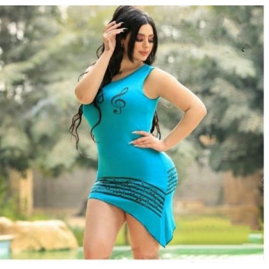 قميص نوم قطني موسيقى