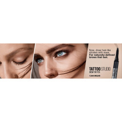 قلم تاتو ستوديو للحواجب من مايبلين